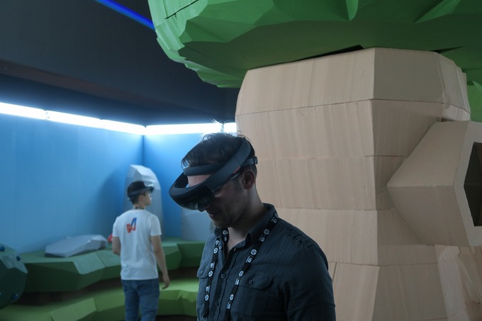 【VRLA2017】マイクロソフト「HoloLens」を使った壮大な宝探しにチャレンジ