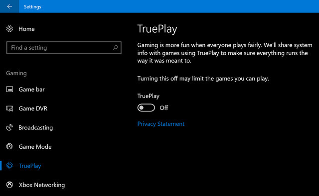 MS製アンチチートシステム「TruePlay」登場！―Windows10 Fall Creators Updateに搭載